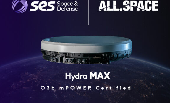 ALL.SPACE Hydra MAX (Gen-2) terminal achieves certification on SES O3b mPOWER