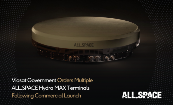 ALL.SPACE Hydra MAX Terminals Selected by Viasat to Support Resilient, Multi-Orbit SATCOM Demands